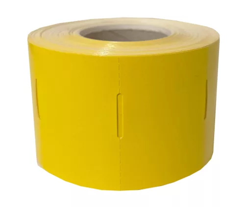Polccímke 40x55mm Hőpapír Prémium Kartoncímke SÁRGA 600db/tek.