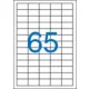 Victoria A4 Etikett, univerzális, 38x21,2 mm, 6500 etikett/csomag (LCV11364)