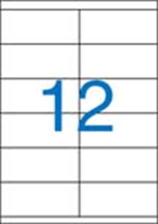 Victoria A4 Etikett, univerzális, 105x48 mm, 1200 etikett/csomag (LCV11373)