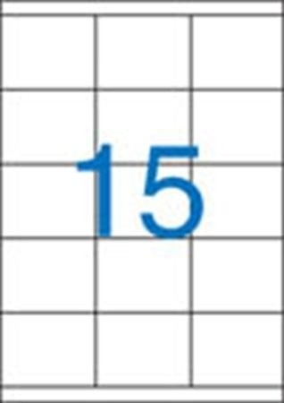 Victoria A4 Etikett, univerzális, 70x50,8 mm, 1500 etikett/csomag (LCV11380)