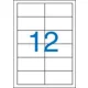 Victoria A4 Etikett, univerzális, 97x42,4 mm, 1200 etikett/csomag (LCV11389)