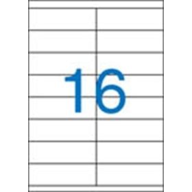   Victoria A4 Etikett, univerzális, 105x35 mm, 1600 etikett/csomag (LCV11387)