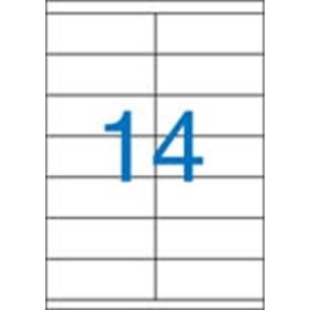   Victoria A4 Etikett, univerzális, 105x40 mm, 1400 etikett/csomag (LCV11383)