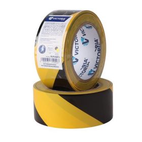   Padlójelölő szalag, 48 mm x 33 m, VICTORIA FACILITY, fekete-sárga