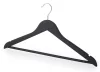 Umeraș din lemn cu crestături pentru fustă, negru (44 cm)