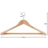 Umeraş modelat, cu umărul lărgit și bară antiderapantă, natur (45 cm)