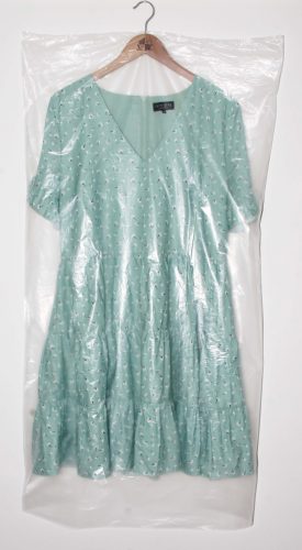 Hușe transparente pentru haine, fără pliu, (set 50 buc),  58 cm x 90 cm