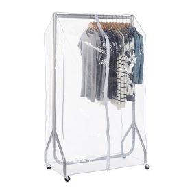   Husă protecție pentru suport umerașe, Transparent, 122x50x160 cm