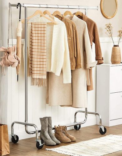 100cm stender dublu metalic profesional de umerașe pentru haine