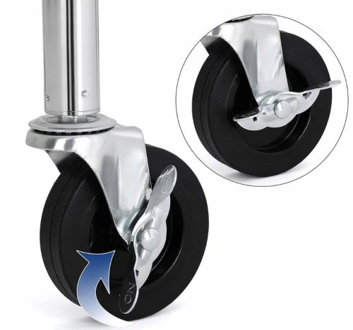 100cm stender dublu metalic profesional de umerașe pentru haine