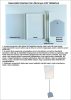Stand reglabil telescopic, cu rama plastic, format A4, tija reglabila in inaltime: 84-150cm