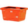 Cos de cumparaturi, 22 litri, portocaliu, din plastic, de mana