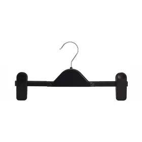   28cm Umerase din Plastic cu Cleme Pentru Pantaloni si Fuste, Culoare Negru