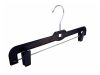 36cm Umerase din Plastic cu Cleme, Culoare Negru - Umeraș tip SUA