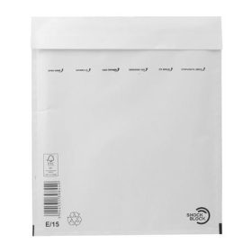   Légpárnás tasak, 240x275 mm külméret, 220x265 mm belméret, VICTORIA, "W5", fehér